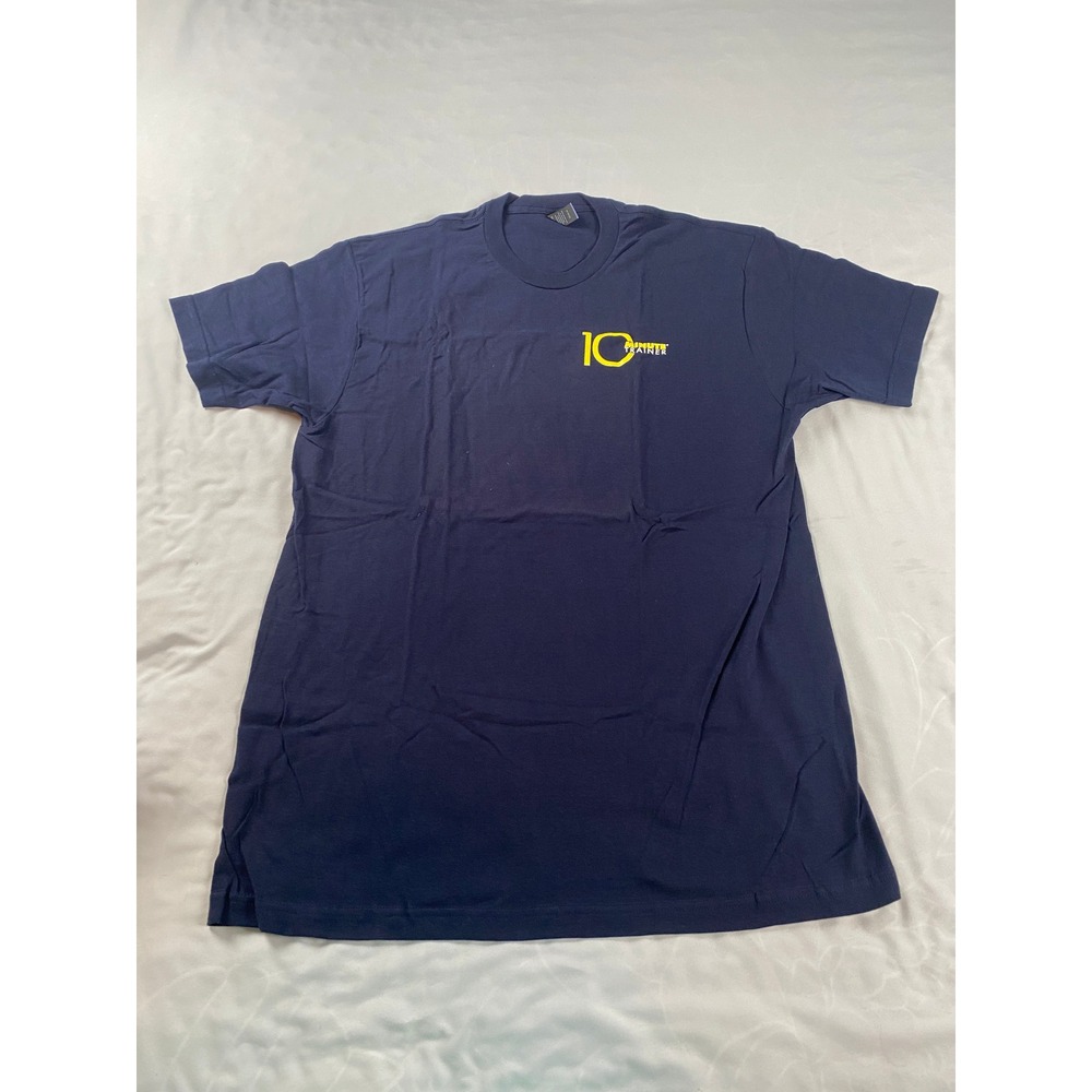 Tultex 10 Minute Trainer T-Shirt Mens Large Navy No More Excuses Graphic - Picture 8 of 9